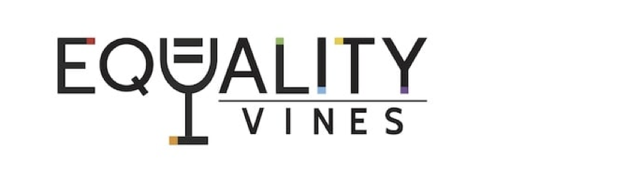Equality Vines logo — the wordmark with a wine glass forming the letter U